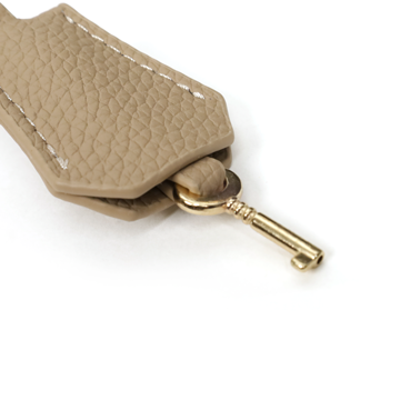 Éclat 真皮鎖釦三層手提包5