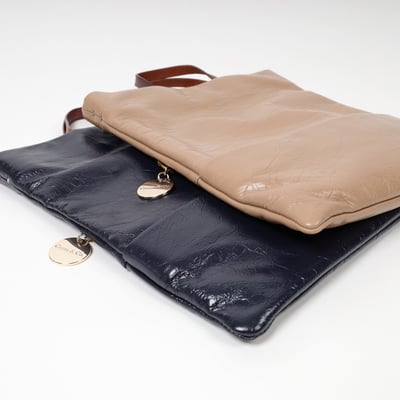 油蠟牛皮摺疊兩用包3