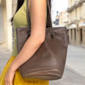 nodo 結語真皮肩背包14