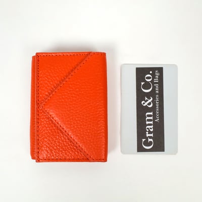 真皮信封三摺迷你短夾-多色5