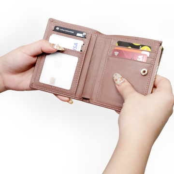 【知熙合作款】鈔感應三摺真皮短夾(6色)5