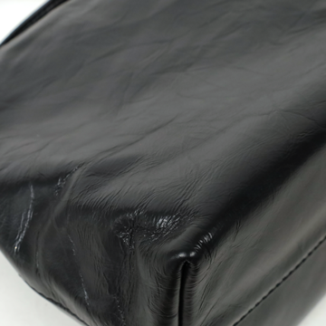 VegTa牛皮空氣雕塑軟包-墨黑7