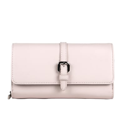 光面真皮扣帶皮夾包-多色14