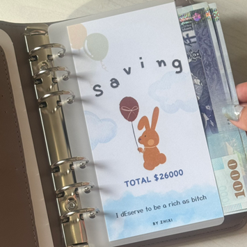 zhixi知熙X Gram &Co. 聯名皮質活頁夾---雲朵知存本4