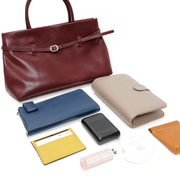 Clarette 真皮皮帶扣提包7