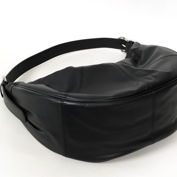 TRueSo 觸柔牛皮極軟經典牛角包-黑色5