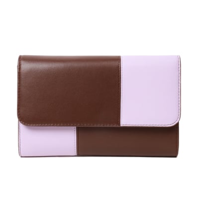 色彩札記真皮鍊夾小包（多色）4