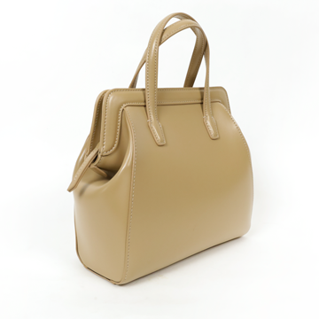 沙影真皮口金後揹包4