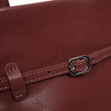 Clarette 真皮皮帶扣提包4