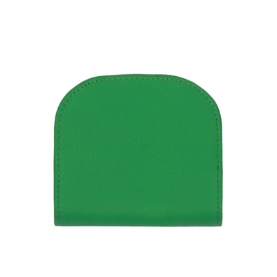 弧形真皮馬卡龍短夾(多色)1