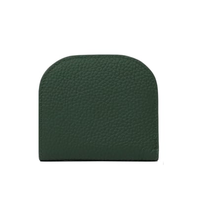 弧形真皮馬卡龍短夾(多色)6