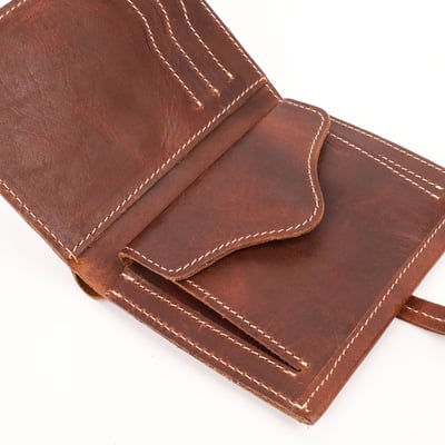 City Writer植鞣革短夾-縝密8