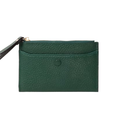 口袋拉鍊真皮小卡夾（多色）4