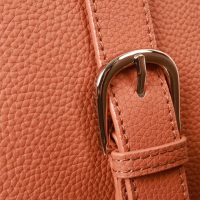 雙色奶茶真皮水桶包（多色）4