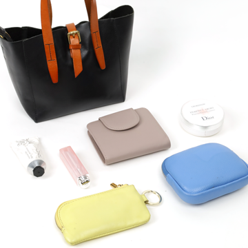 日行旅真皮撞色提/肩包8