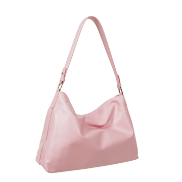 VegTa牛皮空氣雕塑軟包-霧粉3