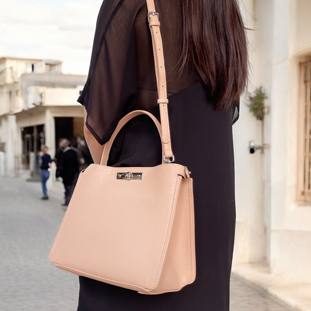 Épure 真皮鎖釦提/肩包1