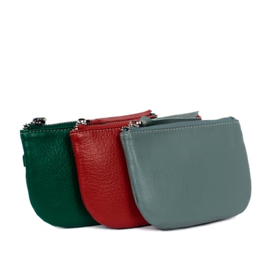 微笑真皮鑰匙零錢包（多色）15