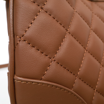 華夫餅真皮小扁包(雙色)6