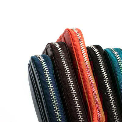 超順手真皮卡夾零錢包(5色)6