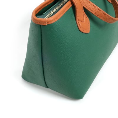 Verdant 真皮撞色托特提/肩包3