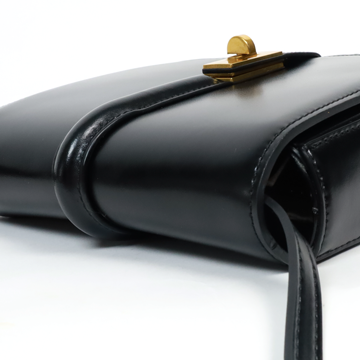 馬蹄真皮金鎖肩包4