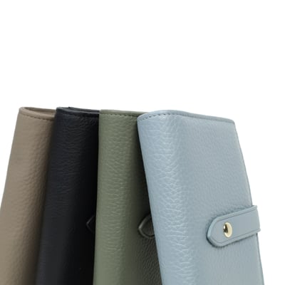 日記本翻頁真皮中夾(多色)6