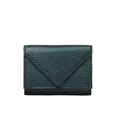 真皮信封三摺迷你短夾-多色11