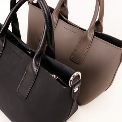 真皮複材雅致肩/提包(雙色)5