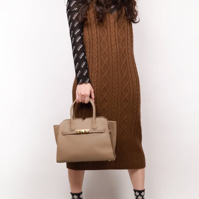 經典Lady真皮提包(多色)3