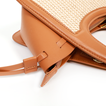 夏日編織拼接提包4