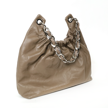 尼斯抓皺真皮提/肩包1