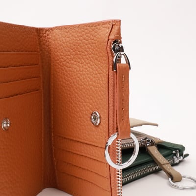 俐落真皮對開小卡包（多色）7