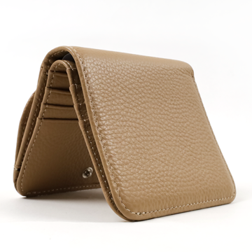 日常小摺上掀真皮短夾4