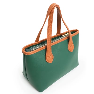 Verdant 真皮撞色托特提/肩包8