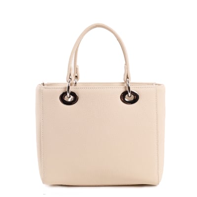 優雅至上真皮素面提/肩包1