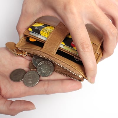 真皮小包名媛卡夾(多色)11