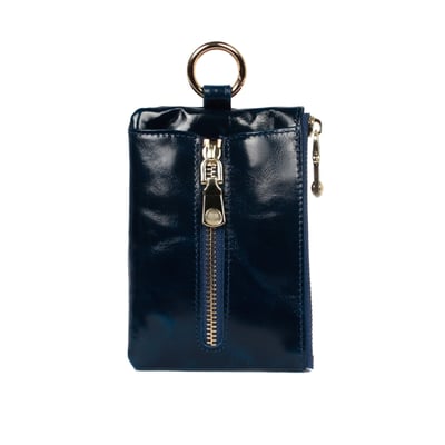 油蠟牛皮直立鑰匙包（3色）4