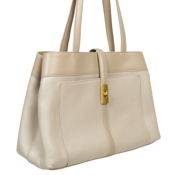 真皮拚色文件提包（多色）1