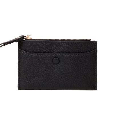 口袋拉鍊真皮小卡夾（多色）3