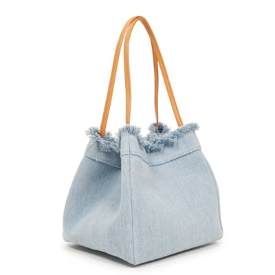 單寧牛奶盒真皮多用包-淺藍4