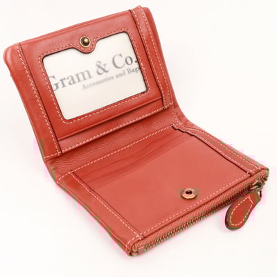 City Writer植鞣革短夾-深邃2