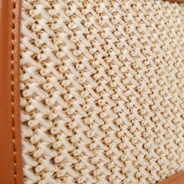 夏日編織拼接提包8