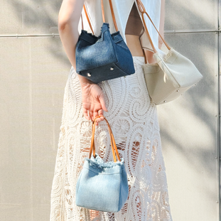 單寧牛奶盒真皮多用包-深藍2