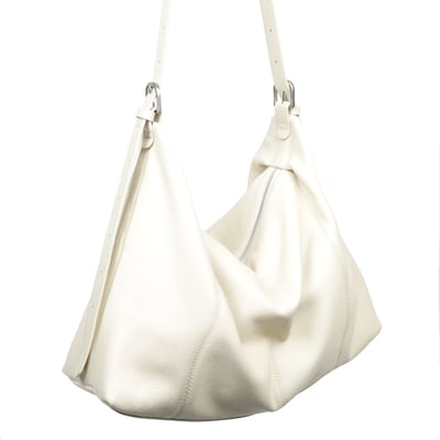 Étoffe｜伊朵芙真皮柔雲肩包-杏色9