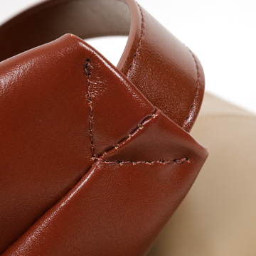 暮光真皮抓褶餃包3