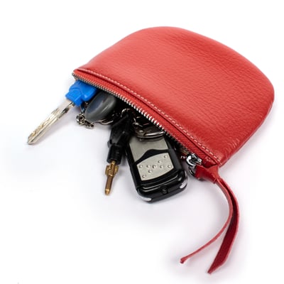 微笑真皮鑰匙零錢包（多色）3