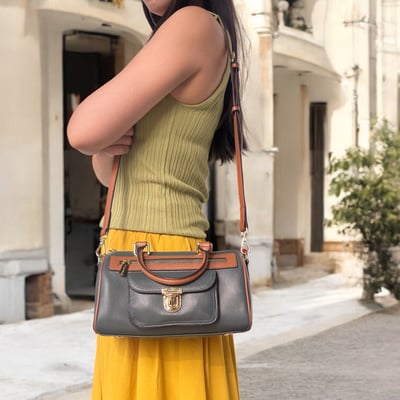 Voyager 摩登旅人真皮波士頓包2