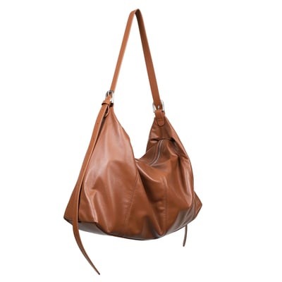 Étoffe｜伊朵芙真皮柔雲肩包-白色8