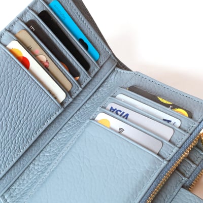 日記本翻頁真皮中夾(多色)4